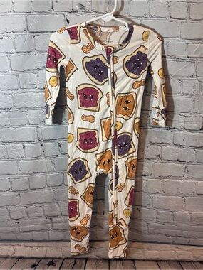 Posh Peanut Peanut Butter and Jelly Bamboo Zippie Romper